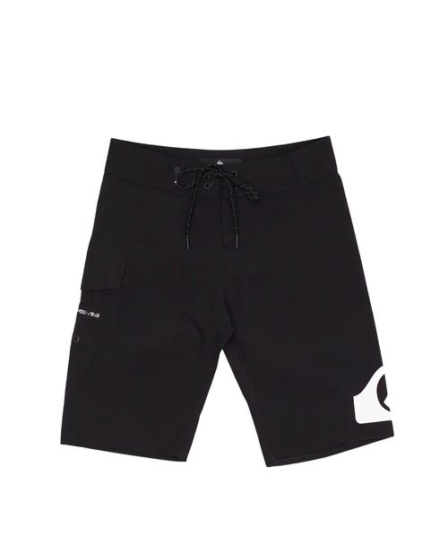Boardshort Everyday Quiksilver Side Logo 21 Preto