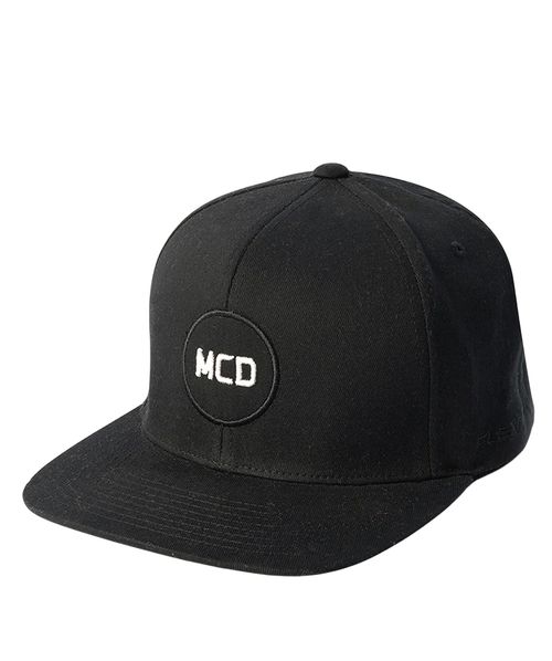 Boné MCD 1.10 Aba Reta Snapback Flexfit Preto