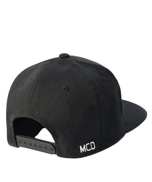 Boné MCD 1.10 Aba Reta Snapback Flexfit Preto