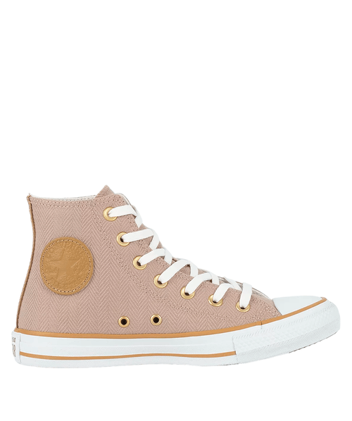 Tênis Converse Chuck Taylor All Star Hi Play On Fashion - Rosa Nude