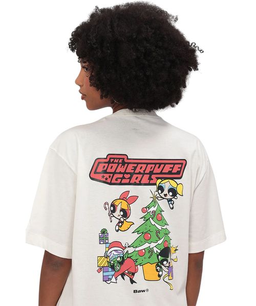 Camiseta Regular Baw x PPG Xmas Off White