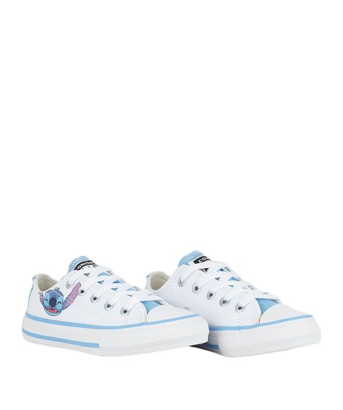 Tênis Converse Infantil Chuck Taylor All Star Stitch Branco