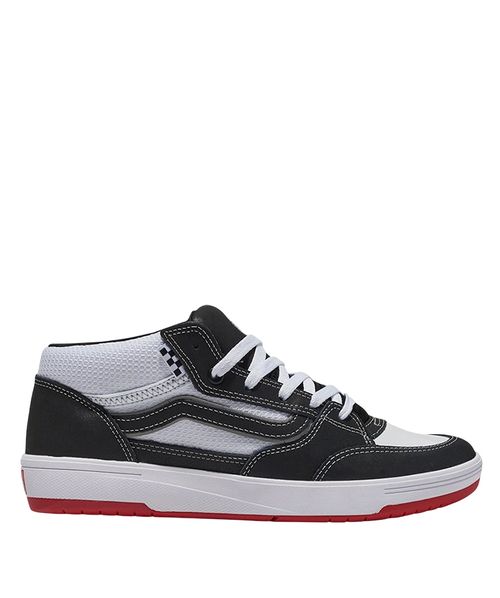 Tênis Vans Skate Zahba Mid Black White Red