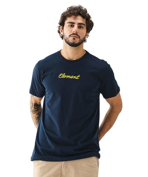 Camiseta Element Rollin Marinho