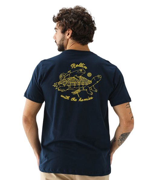 Camiseta Element Rollin Marinho