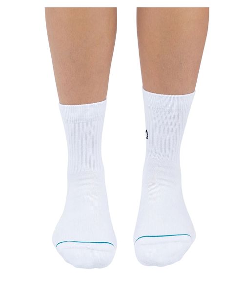 Meia Stance Icon Quarter White