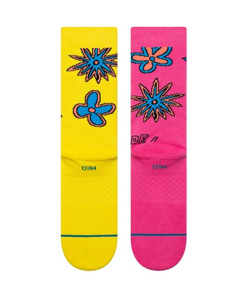 Meia Stance 3 Feet High Crew Multicolor