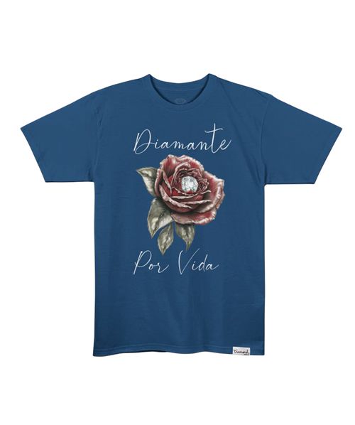 Camiseta Diamond Por Vida Tee Mid Blue
