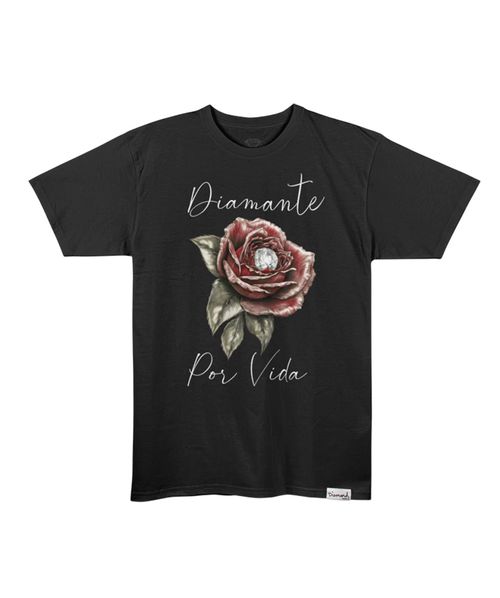 Camiseta Diamond Por Vida Tee Black