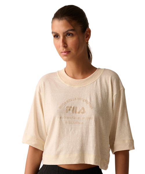Camiseta Fila Vita Sportiva Feminina Areia