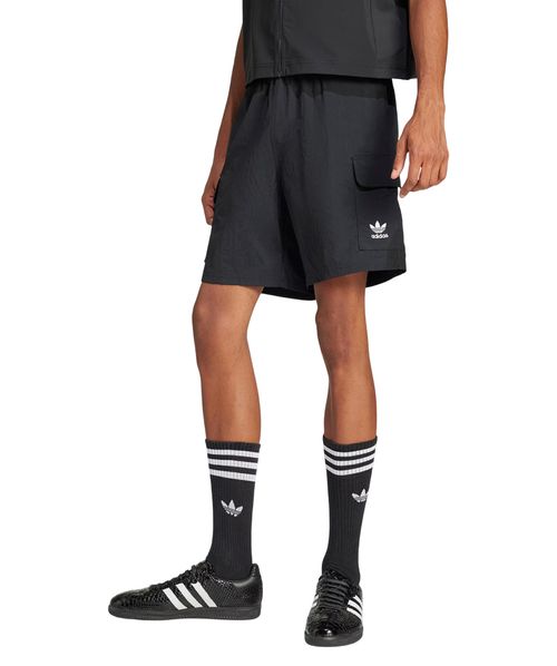 Shorts Adidas Trefoil Essentials Woven Cargo Black