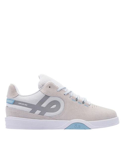 Tênis ÖUS Imigrante Essencial Iqui Branco Silver Reflex Azul