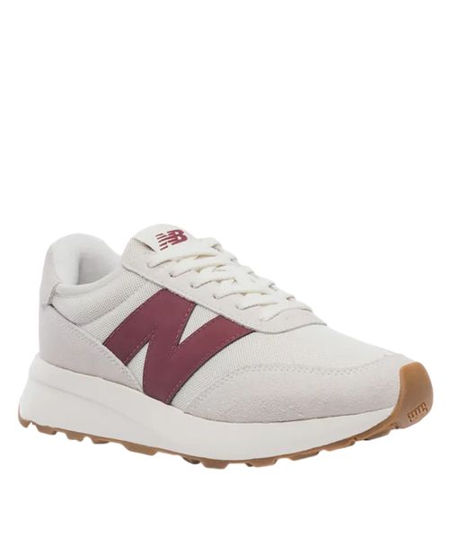 Tênis New Balance 370v1 Bege Claro Bordô