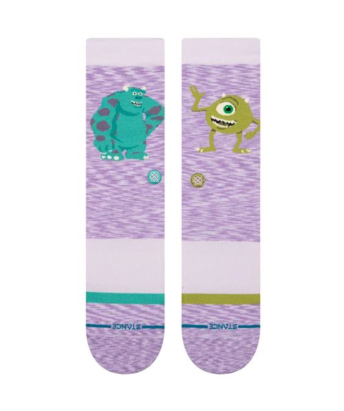 Meia Stance x Pixar Scare Floor Crew Lavanda