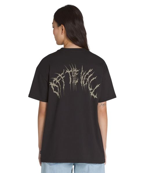 Camiseta Vans Metal University Oversized SS Arch Black