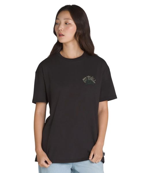 Camiseta Vans Metal University Oversized SS Arch Black