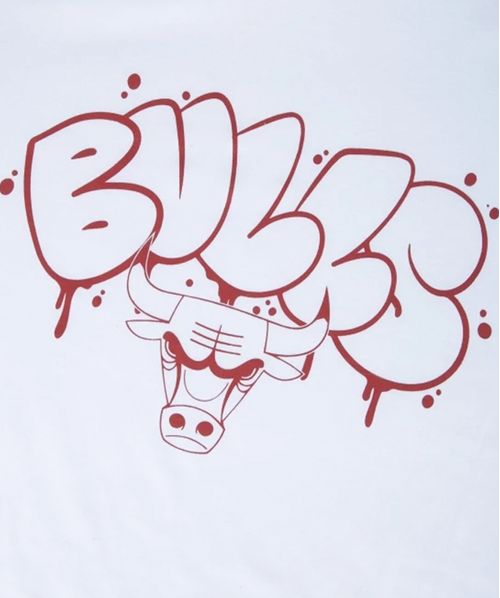 Camiseta New Era NBA Chicago Bulls Hip Hop Branco