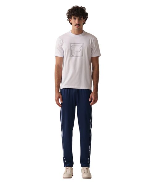 Camiseta Fila Regular Classic Outline Masculina Branco