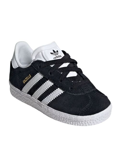 Tênis Adidas Infantil Gazelle Comfort Closure Cadarço Elástico Core Black