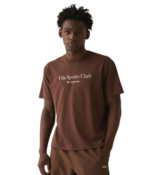 Camiseta Fila Comfort Sport Club Masculina Castanho