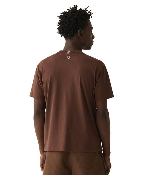 Camiseta Fila Comfort Sport Club Masculina Castanho