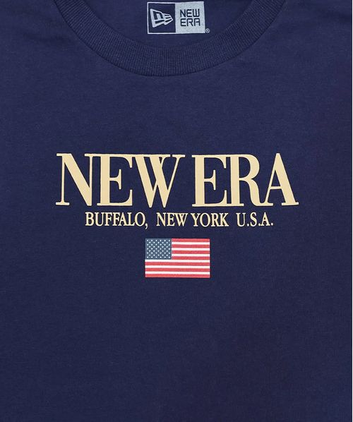 Camiseta Cropped New Era Sport Vintage Branded Marinho