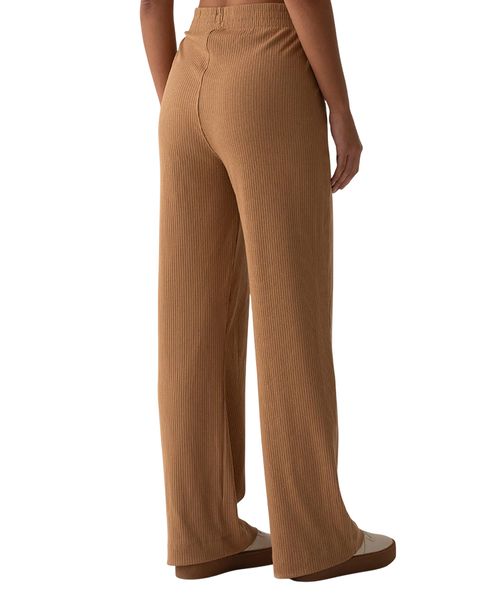Calça Fila Wide Essentials Canelada Feminina