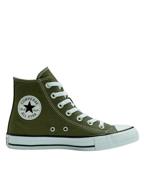 Tênis Converse Chuck Taylor All Star Seasonal Colors Cano Alto Verde Oliva