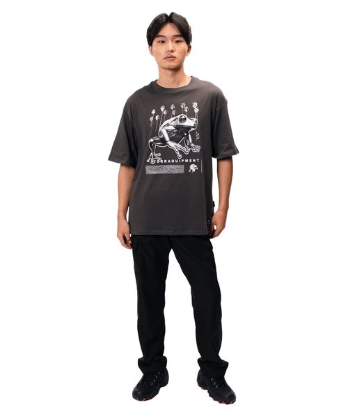 Camiseta Oakley Frog 2075 Cinza Escuro