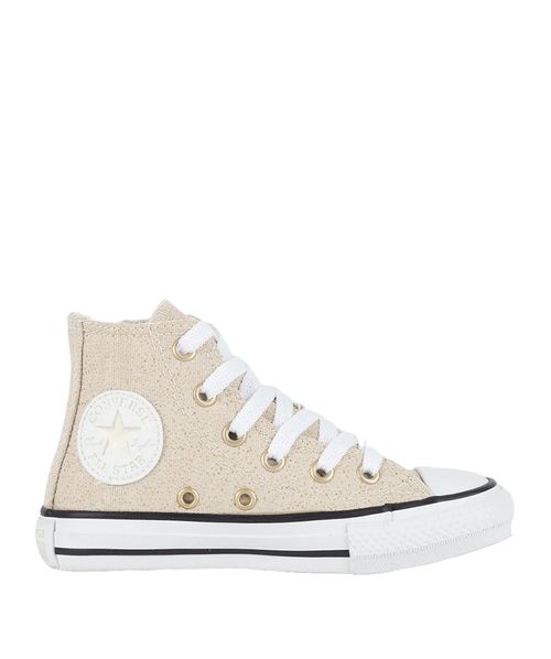 Tênis Converse Chuck Taylor All Star Side Zip Material Shine Amendoa