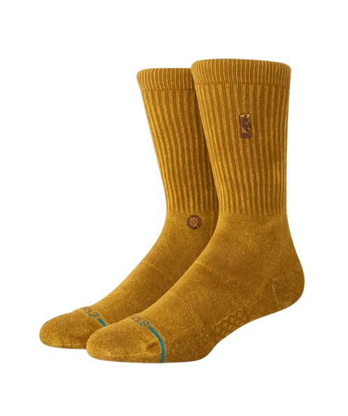 Meia Stance NBA Logoman Wash Gold