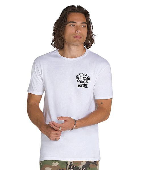 Camiseta Vans Warped World SS White