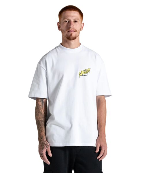 Camiseta Volcom Comfort Meow Branco