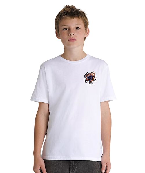 Camiseta Vans Infantil Vortex SS White