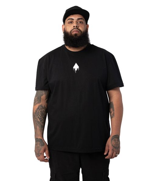 Camiseta Oversized MCD Anjo Derretido Preto