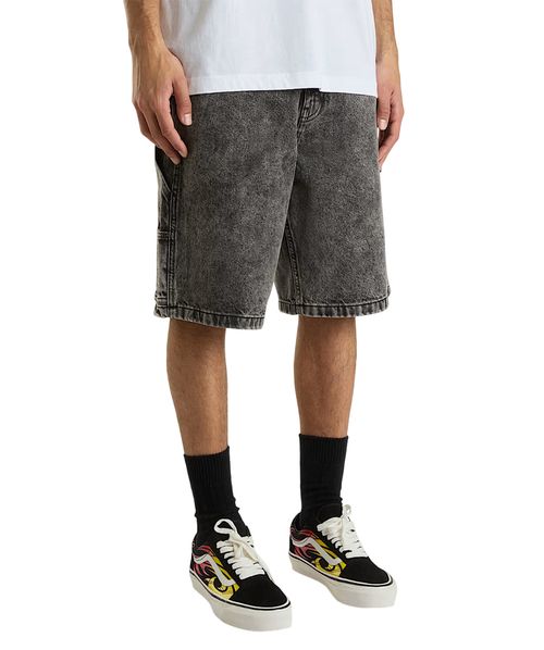 Bermuda Vans Drill Chore Loose Denim 22" Black