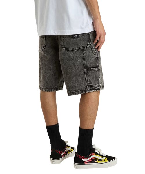 Bermuda Vans Drill Chore Loose Denim 22" Black