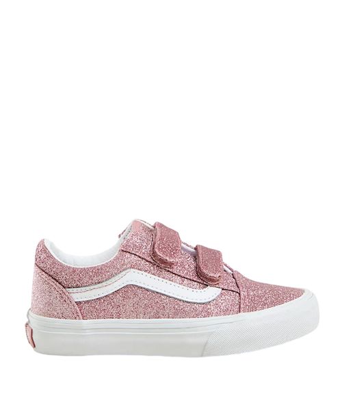 Tênis Vans Infantil Old Skool V Glitter Rose Gold